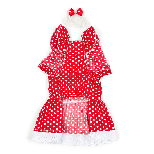 Vestido Princesa para Perro con Lunares Blanco y Negro - Image 8