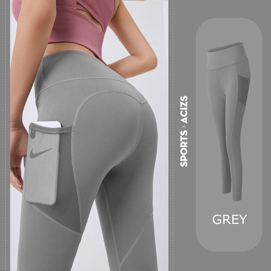 Leggins Deportivos Ajustados con Malla Trasera y Bolsillos Laterales - Image 11