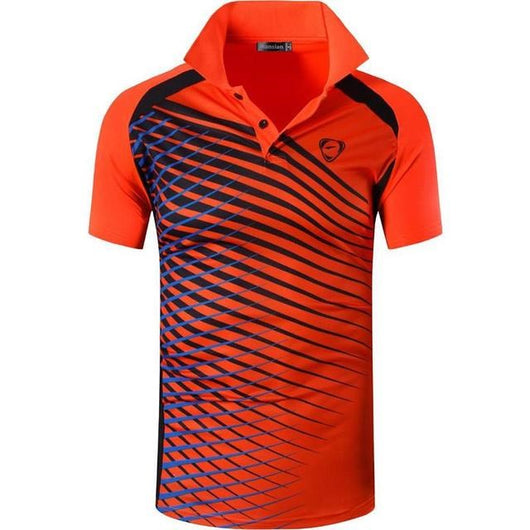 Polo Deportivo Manga Corta Rojo para Golf y Tenis - Image 49