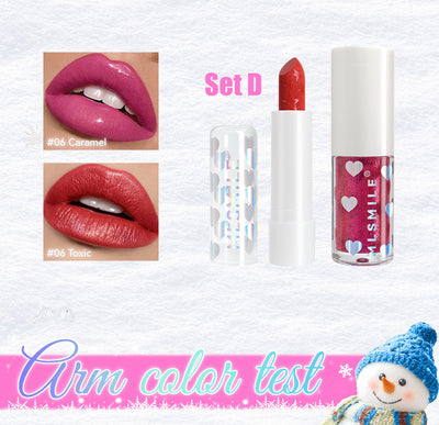 Dúo de Labiales Perlados con Brillo Líquido - Image 16