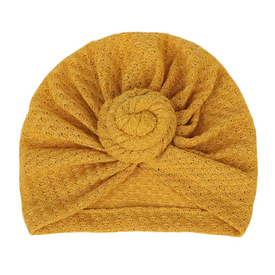 Gorro de Bebé Waffle Liso con Elástico Ajustable - Image 7