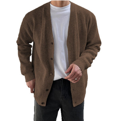 Cardigan Tejido Primavera Otoño para Hombre - Image 2