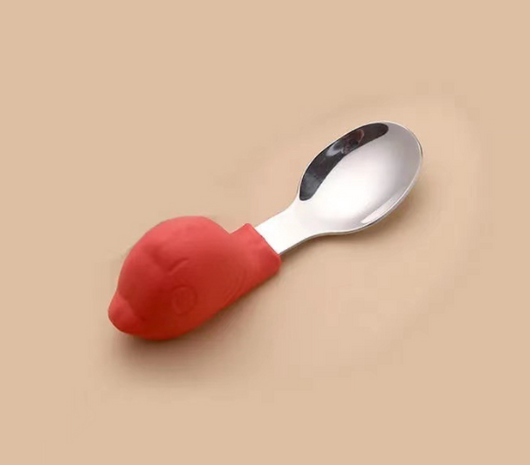 Juego de Cubiertos de Entrenamiento para Bebé con Diseño Infantil en Silicona - Image 10
