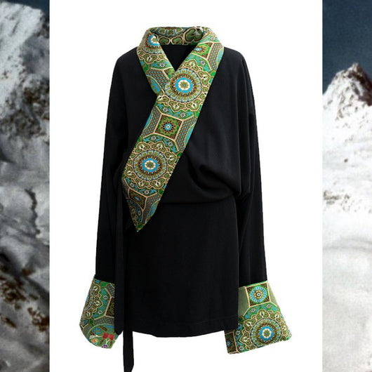 Traje Tradicional Tibetano para Hombre - Ropa Auténtica de Lhasa - Image 8