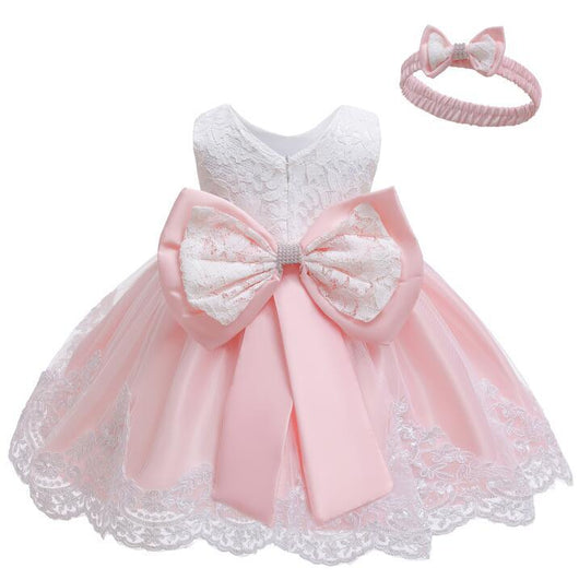 Vestido de Encaje con Falda Voluminosa - Image 8