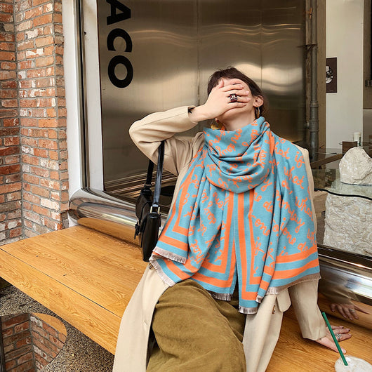 Pashmina de Cachemira Premium para Mujer - Abrigo Grueso y Cálido - Image 2