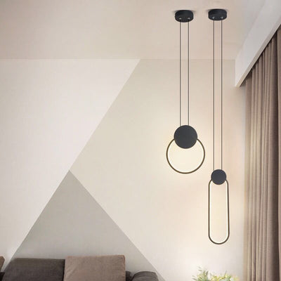 Lámpara Colgante LED Geométrica para Cafés y Bares - Image 15