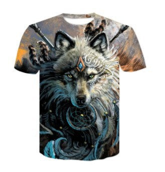Camiseta Cuello Redondo Manga Corta con Impresión 3D Digital - Image 10