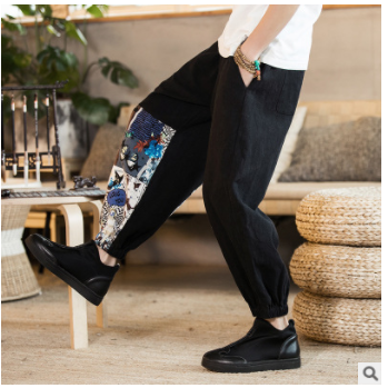 Pantalones de Algodón y Lino Estilo Chino - Image 8