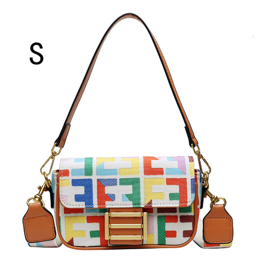 Bolsa Mensajera de Lona Estilo Retro con Correa Simple - Image 6