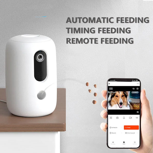 Comedero Automático Inteligente para Mascotas con Dosificación Precisa