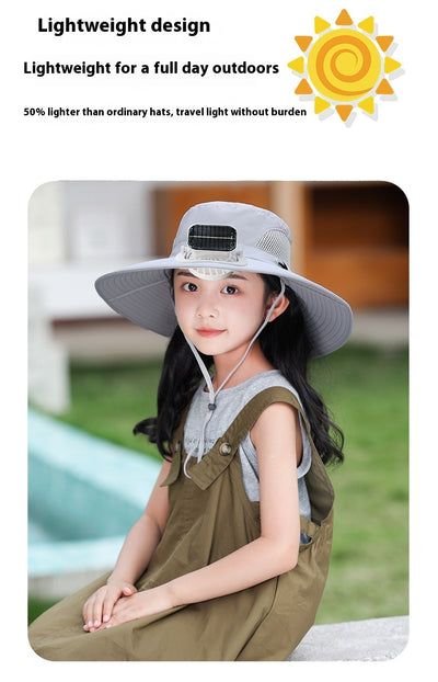Gorra Ventilador Solar con Potencia de Viento Fuerte Recargable - Image 16