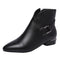 Botas Cortas de Tacón Bajo para Mujer - Estilo Moderno y Cómodo