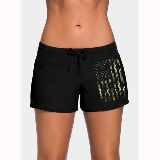 Shorts de Baño para Mujer con Diseño Estampado y Cordones - Image 23