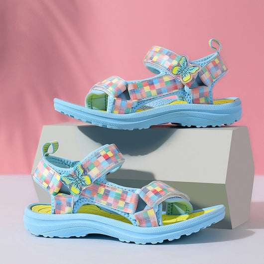 Sandalias Princesa para Niñas - Zapatos de Playa con Suela Suave