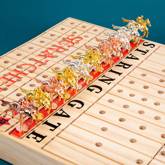 Juego de Ajedrez Magnético Plegable - Tablero de Carreras de Caballos y Puzzle Estratégico - Image 4