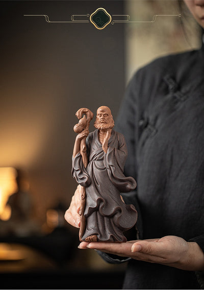 Ornamento Zen Ancestral: Bodhidharma Cruzando el Río - Image 15