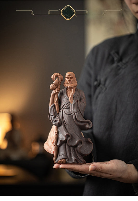 Ornamento Zen Ancestral: Bodhidharma Cruzando el Río - Image 15