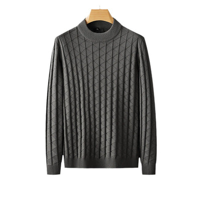 Suéter Tejido Oversize para Hombre Talla Grande Cuello Redondo - Image 5
