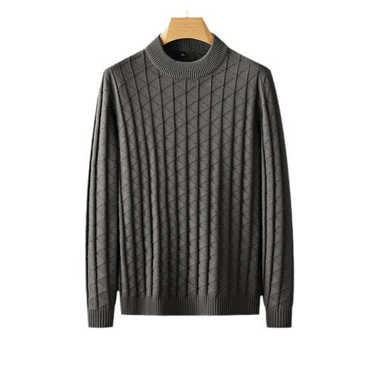 Suéter Tejido Oversize para Hombre Talla Grande Cuello Redondo - Image 5