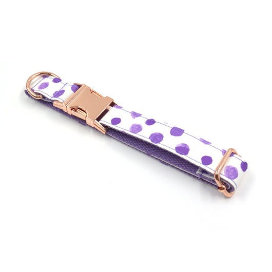 Collar para Mascotas INS Wind Púrpura con Lunares - Image 3