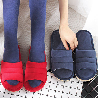 Pantuflas de Algodón Suave para Casa con Suela Flexible