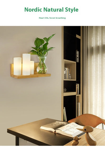 Lámpara de Pared en Madera para Dormitorio y Mesita de Noche - Image 13