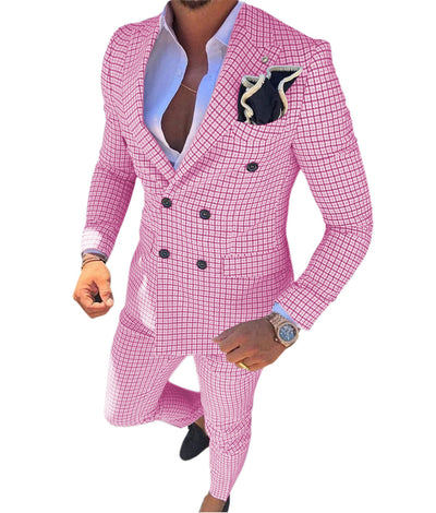 Traje Ejecutivo Slim Fit Dos Piezas Estilo Coreano para Hombre - Image 12