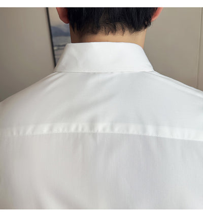 Camisa Manga Larga Talla Grande sin Planchado - Comodidad Profesional - Image 28
