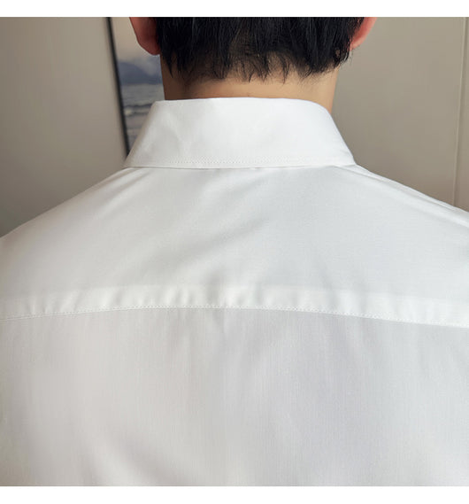 Camisa Manga Larga Talla Grande sin Planchado - Comodidad Profesional - Image 28