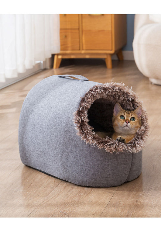 Nido Térmico para Gatos con Forro Polar - Saco de Dormir Cerrado Otoño e Invierno - Image 11