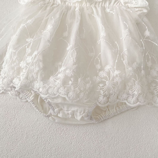 Jumpsuit Elegante con Mangas Volantes y Encaje Transparente - Image 18