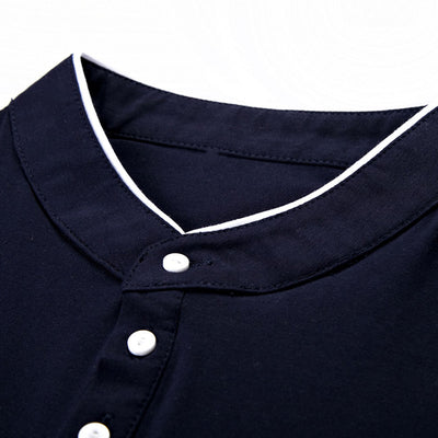 Camiseta Manga Larga Cuello Mao de Algodón para Hombre - Image 7