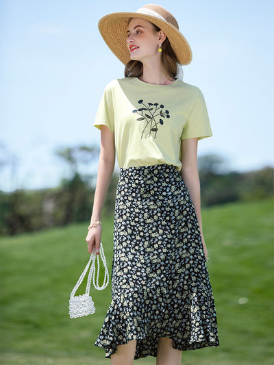 Camiseta Básica de Algodón para Mujer - Image 10