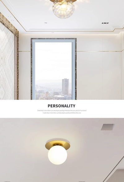 Lámparas de Pared Nórdicas Personalizadas con Esferas de Vidrio para Dormitorio y Sala - Image 15