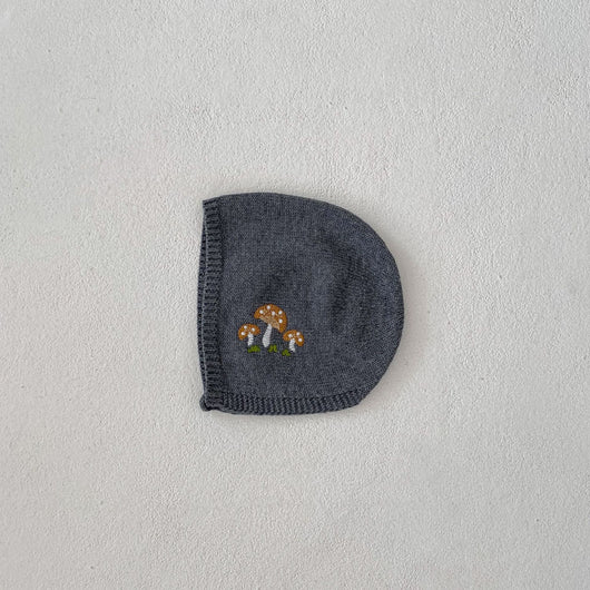 Peto Infantil con Bordado de Hongos + Gorro Juego para Bebés - Image 6
