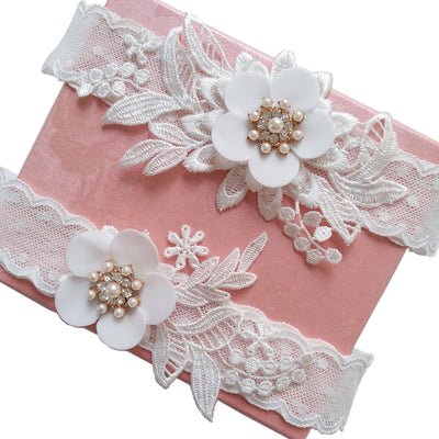 Calcetines de Muslo con Flor de Perla - Anillo Sexy - Image 7