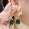 Aretes de Esmeralda Gota - Elegancia Versátil