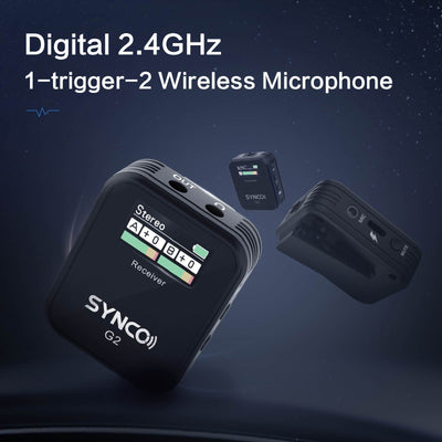 Micrófono Inalámbrico Profesional para Smartphone y Cámara