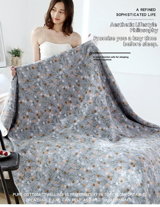Colcha de Gasa Algodón Puro Transpirable para Verano y Siesta - Image 11