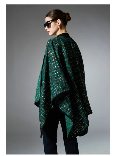 Chal Navideño de Lentejuelas Multicolor para Mujer - Image 17