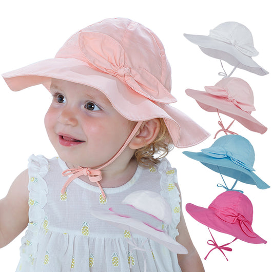 Gorro de Bebé Verano Algodón Floral Estilo Europeo - Image 49