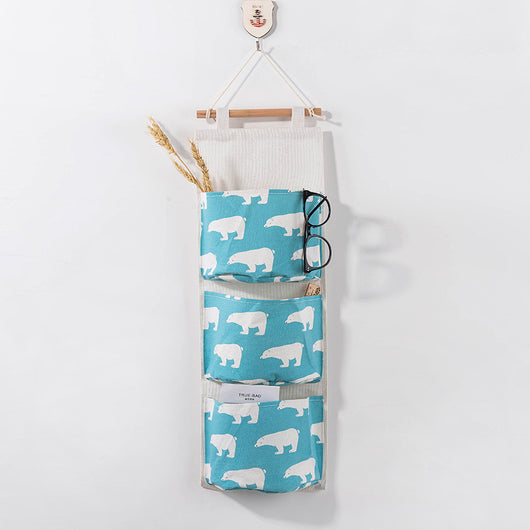 Bolsa Organizadora Colgante de Algodón y Lino Impermeable - Image 10
