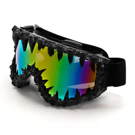 Gafas de Sol Reflectantes con Efecto Resina Brillante - Estilo Hip-Hop Rock - Image 6