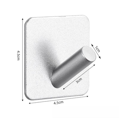 Gancho Adhesivo de Acero Inoxidable sin Clavo - Aluminio Premium - Image 14