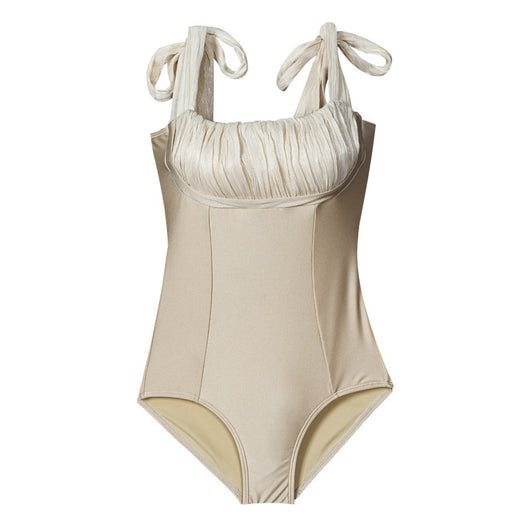 Traje de Baño Enterizo Triangular con Lazos para el Verano - Image 5