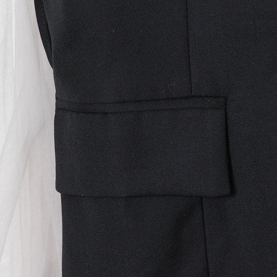 Blazer Chaleco con Paneles de Malla - Corte Medio - Image 16
