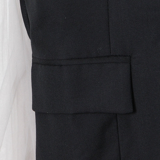 Blazer Chaleco con Paneles de Malla - Corte Medio - Image 16