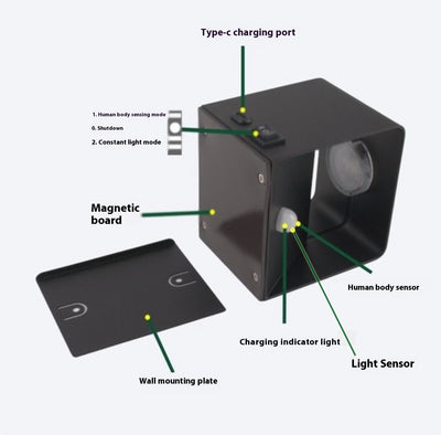 Lámpara Decorativa con Sensor de Movimiento Inteligente - Image 22