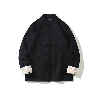 Chaqueta Hanfu Buddha Estilo Chino Retro para Hombre - Image 29